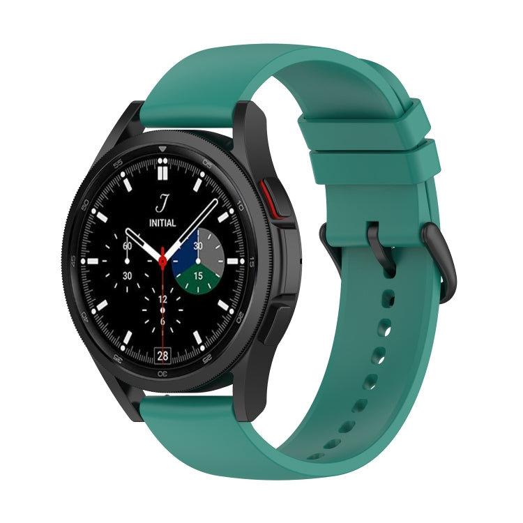 20mm Round Tail Silicone Watch Band, For Samsung Galaxy Watch 5 Pro 45mm