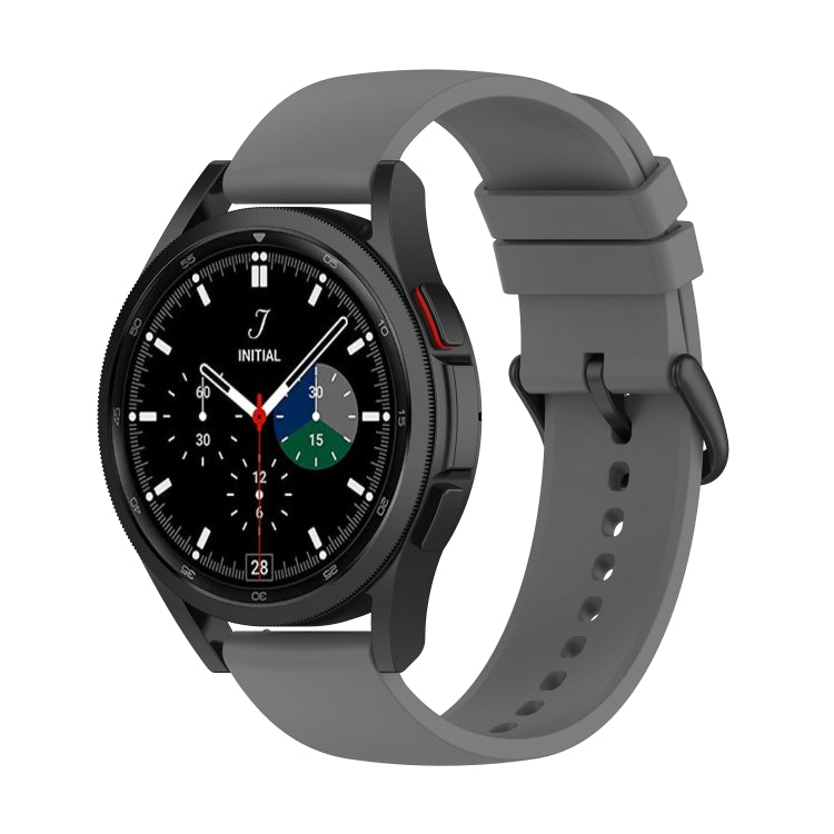 20mm Round Tail Silicone Watch Band, For Samsung Galaxy Watch 5 Pro 45mm