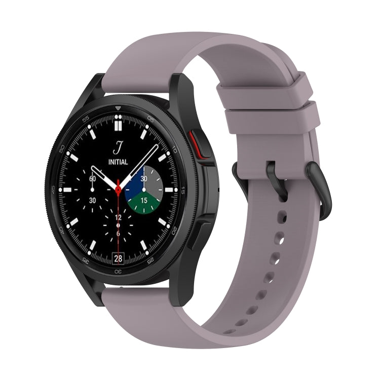 20mm Round Tail Silicone Watch Band, For Samsung Galaxy Watch 5 Pro 45mm