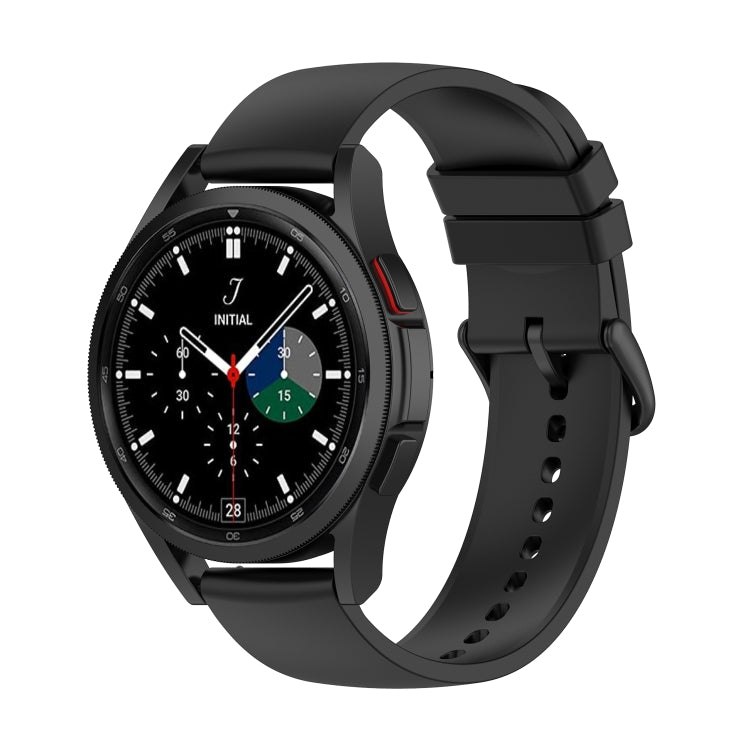 20mm Round Tail Silicone Watch Band, For Samsung Galaxy Watch 5 Pro 45mm