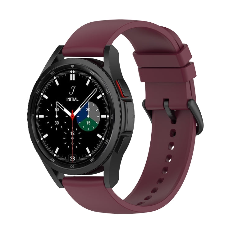 20mm Round Tail Silicone Watch Band, For Samsung Galaxy Watch 5 Pro 45mm