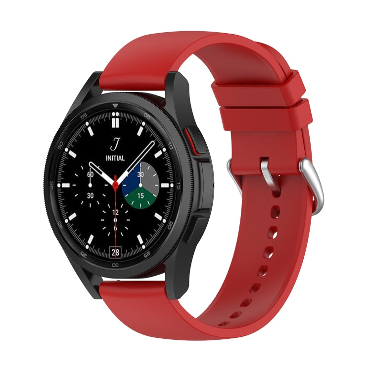 20mm Round Tail Silicone Watch Band, For Samsung Galaxy Watch 5 Pro 45mm