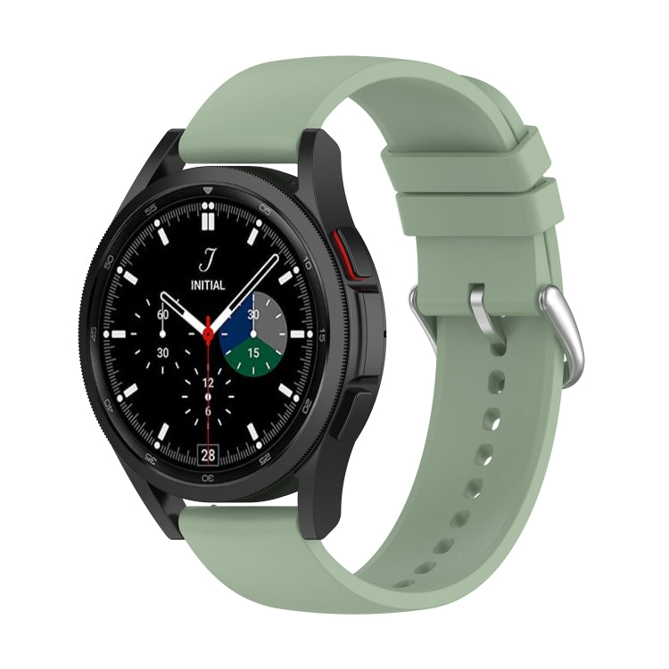 20mm Round Tail Silicone Watch Band, For Samsung Galaxy Watch 5 Pro 45mm