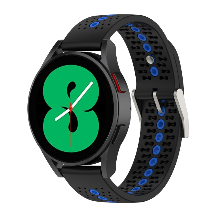 20mm Colorful Hole Silicone Watch Band, For Samsung Galaxy Watch 5 40mm, For Samsung Galaxy Watch 5 44mm