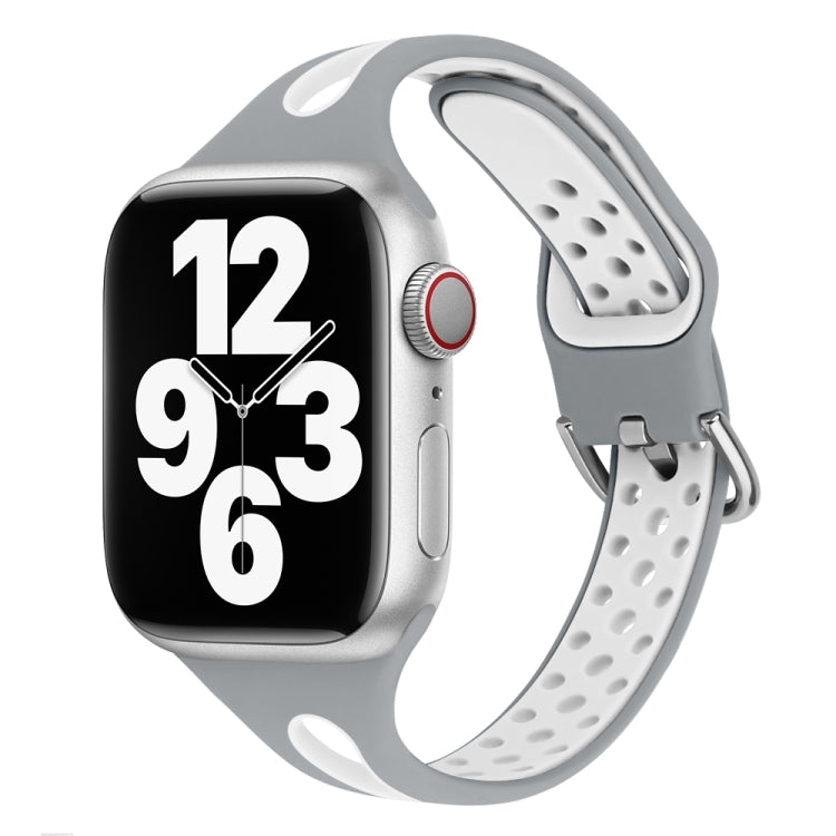 Water Drop Silicone Watch Band For Apple Watch Series, 7 41mm / 6&SE&5&4 40mm / 3&2&1 38mm, 7 45mm / 6&SE&5&4 44mm / 3&2&1 42mm