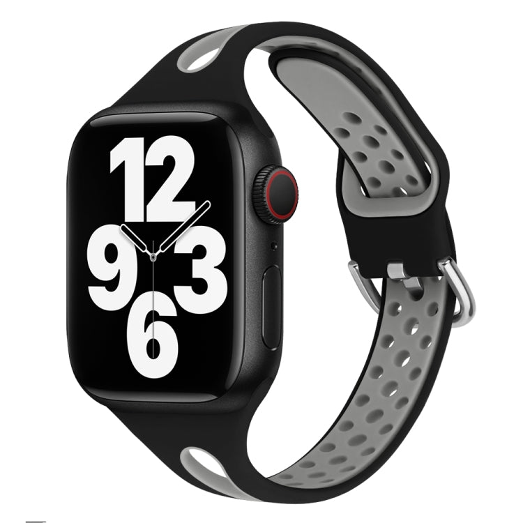 Water Drop Silicone Watch Band For Apple Watch Series, 7 41mm / 6&SE&5&4 40mm / 3&2&1 38mm, 7 45mm / 6&SE&5&4 44mm / 3&2&1 42mm