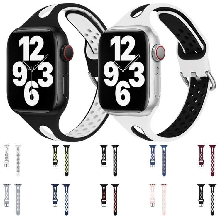 Water Drop Silicone Watch Band For Apple Watch Series, 7 41mm / 6&SE&5&4 40mm / 3&2&1 38mm, 7 45mm / 6&SE&5&4 44mm / 3&2&1 42mm