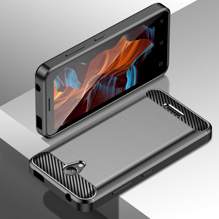 Brushed Texture Carbon Fiber TPU Phone Case, For Lenovo A1010, For Lenovo Vibe A Plus, For Lenovo Vibe B, For Lenovo Lemon K12, For Lenovo K14