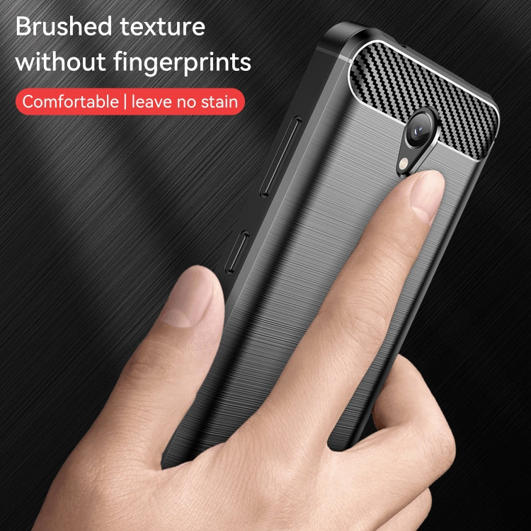 Brushed Texture Carbon Fiber TPU Phone Case, For Lenovo A1010, For Lenovo Vibe A Plus, For Lenovo Vibe B, For Lenovo Lemon K12, For Lenovo K14