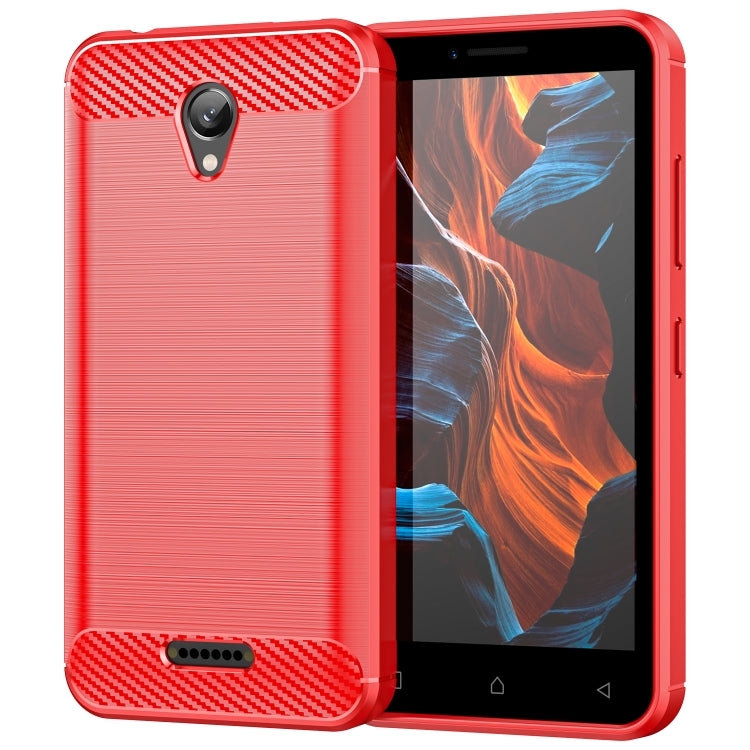 Brushed Texture Carbon Fiber TPU Phone Case, For Lenovo A1010, For Lenovo Vibe A Plus, For Lenovo Vibe B, For Lenovo Lemon K12, For Lenovo K14
