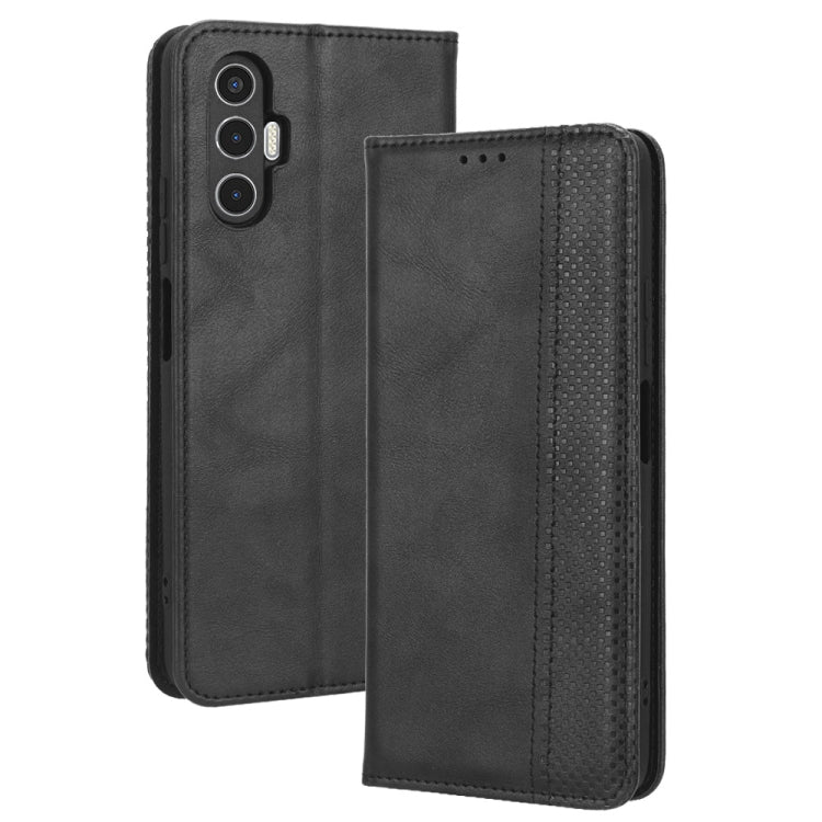 Magnetic Buckle Retro Texture Leather Phone Case, For Tecno Pova3, For Tecno Spark 9 Pro, For ASUS ROG Phone 6 / 6 Pro, For ASUS Zenfone 9, For Huawei nova Y90, For Cubot X50