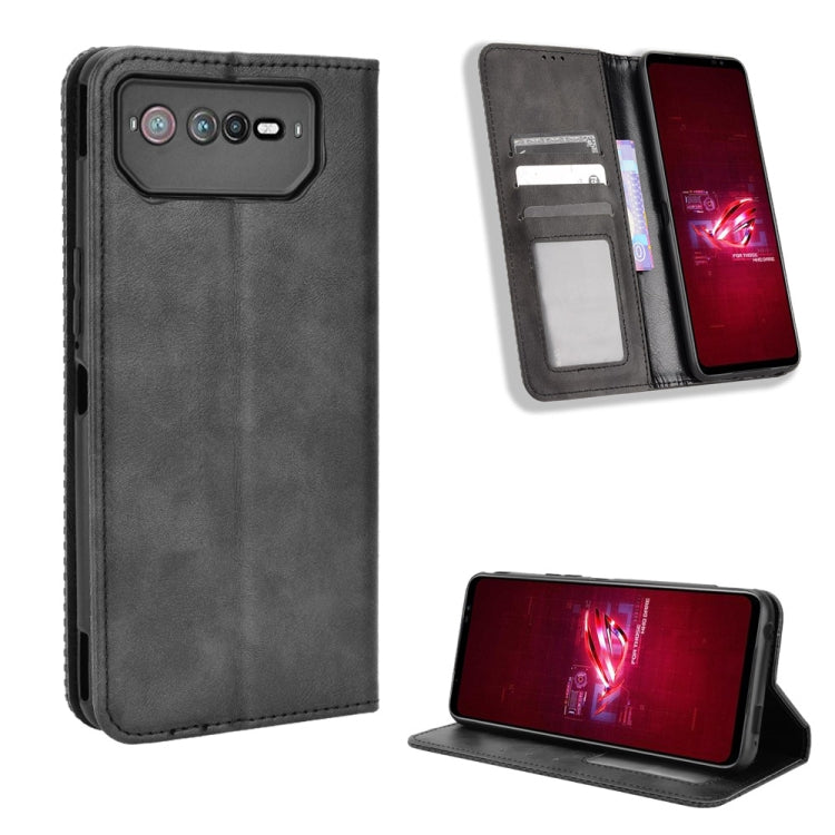 Magnetic Buckle Retro Texture Leather Phone Case, For Tecno Pova3, For Tecno Spark 9 Pro, For ASUS ROG Phone 6 / 6 Pro, For ASUS Zenfone 9, For Huawei nova Y90, For Cubot X50
