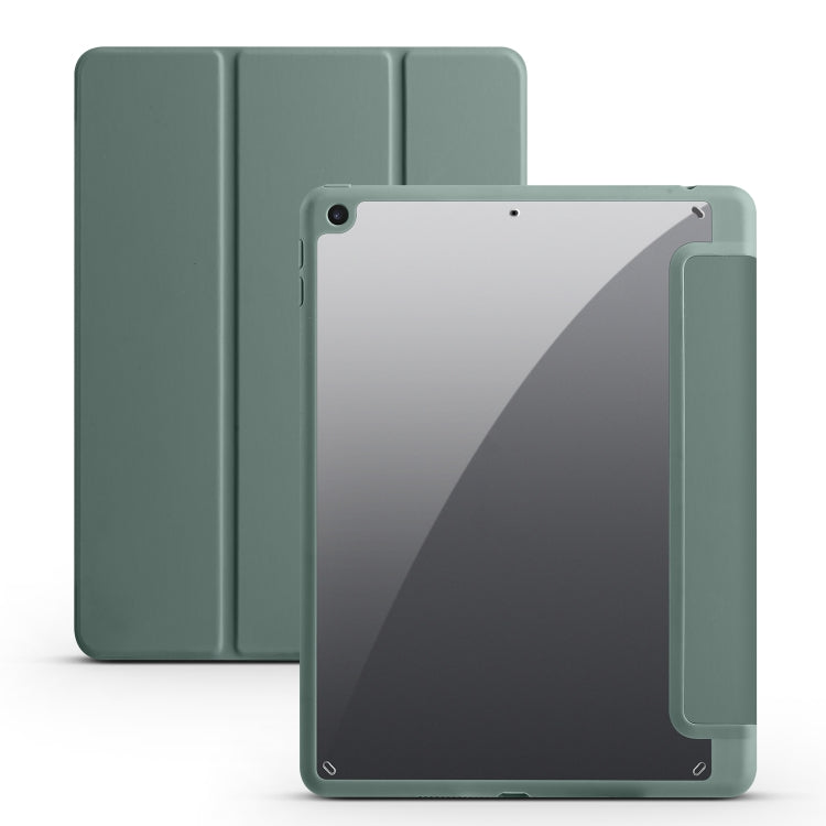 Acrylic 3-folding Smart Leather Tablet Case, For iPad 9.7 2018/2017, For iPad 10.2 2021/2020/2019, For iPad Air 2022/2020/Pro 11 2021/2020/2018