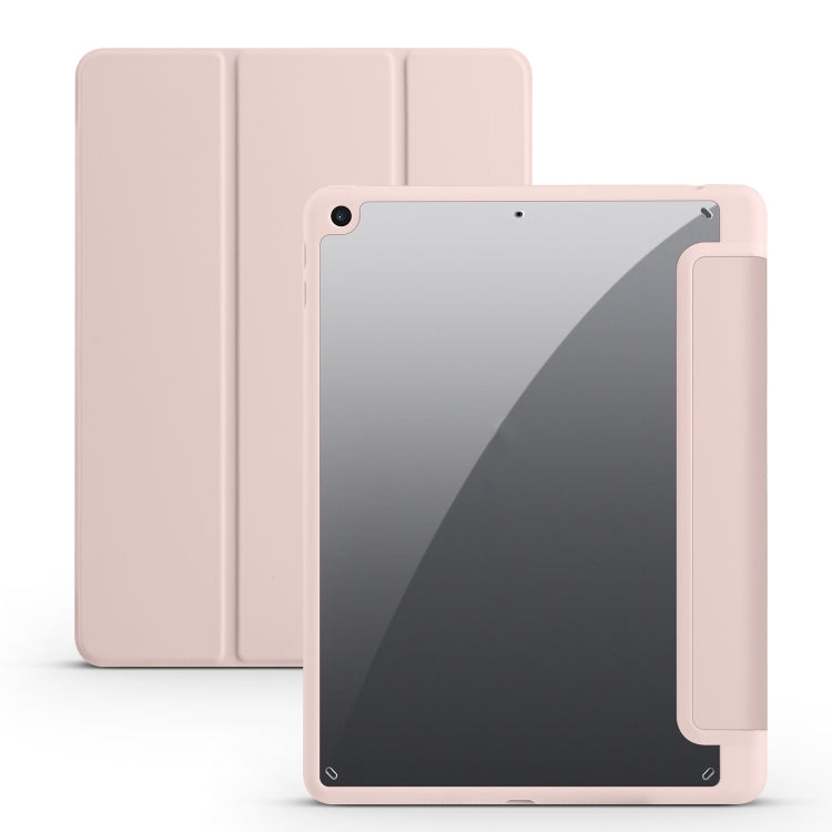 Acrylic 3-folding Smart Leather Tablet Case, For iPad 9.7 2018/2017, For iPad 10.2 2021/2020/2019, For iPad Air 2022/2020/Pro 11 2021/2020/2018