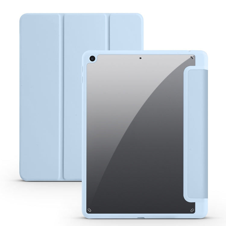 Acrylic 3-folding Smart Leather Tablet Case, For iPad 9.7 2018/2017, For iPad 10.2 2021/2020/2019, For iPad Air 2022/2020/Pro 11 2021/2020/2018