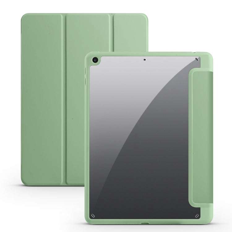 Acrylic 3-folding Smart Leather Tablet Case, For iPad 9.7 2018/2017, For iPad 10.2 2021/2020/2019, For iPad Air 2022/2020/Pro 11 2021/2020/2018