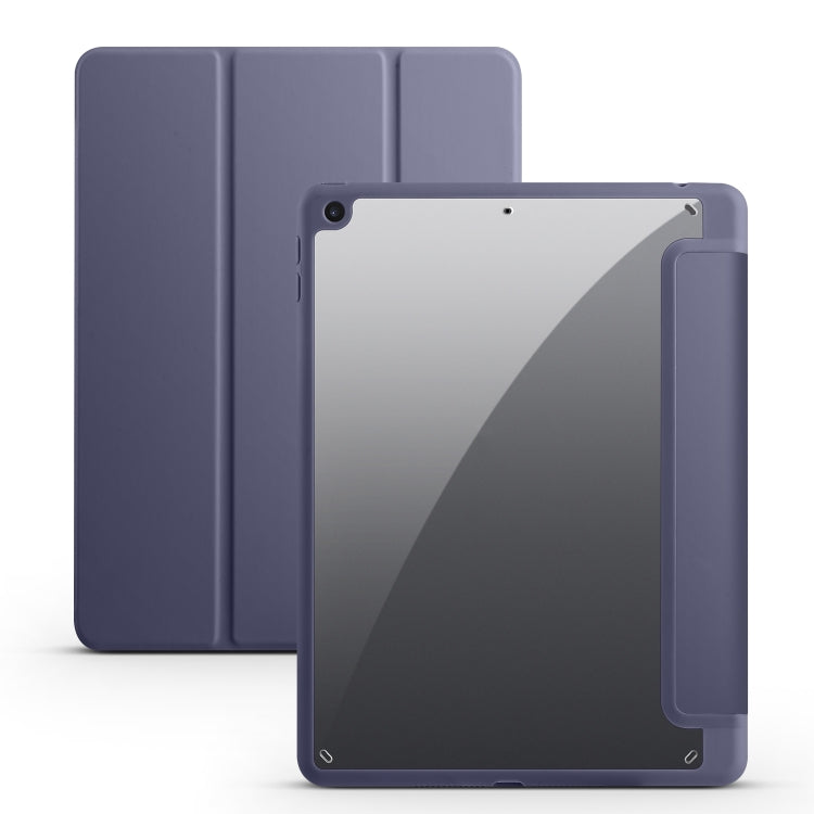 Acrylic 3-folding Smart Leather Tablet Case, For iPad 9.7 2018/2017, For iPad 10.2 2021/2020/2019, For iPad Air 2022/2020/Pro 11 2021/2020/2018