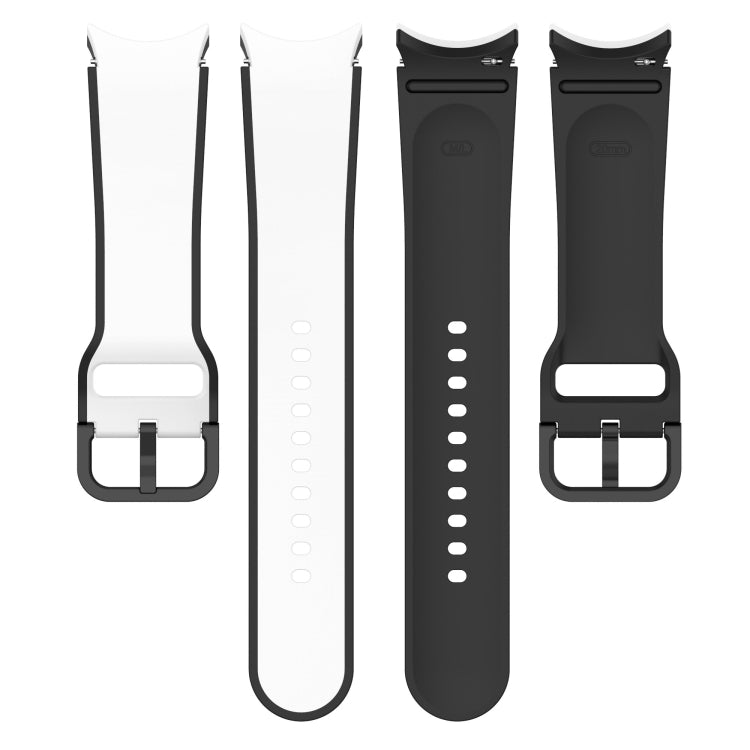 Two-color Silicone Watch Band, For Samsung Galaxy Watch5 Pro / Watch5