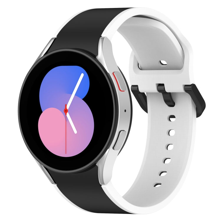 Two-color Silicone Watch Band, For Samsung Galaxy Watch5 Pro / Watch5