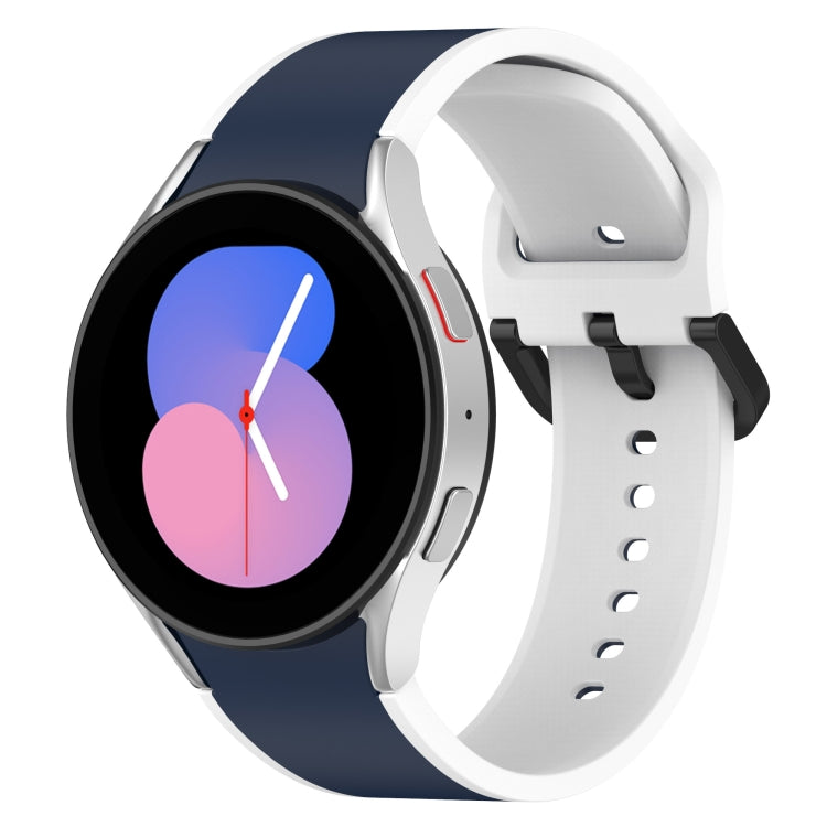 Two-color Silicone Watch Band, For Samsung Galaxy Watch5 Pro / Watch5