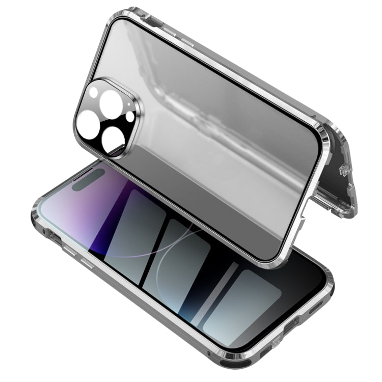 Anti-peeping Magnetic Tempered Glass Phone Case, For iPhone 14, For iPhone 14 Plus, For iPhone 14 Pro