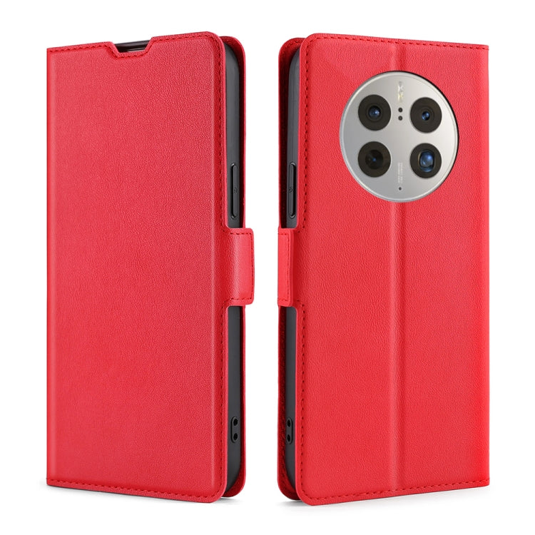 Ultra-thin Voltage Side Buckle Horizontal Flip Leather Phone Case