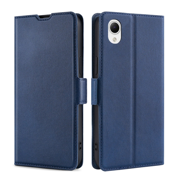 Ultra-thin Voltage Side Buckle Horizontal Flip Leather Phone Case