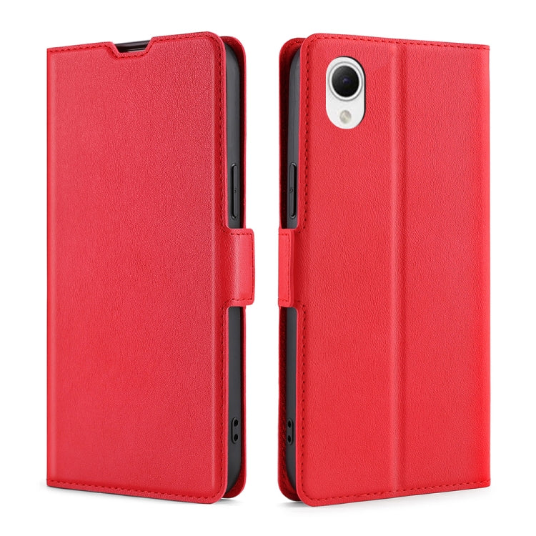 Ultra-thin Voltage Side Buckle Horizontal Flip Leather Phone Case