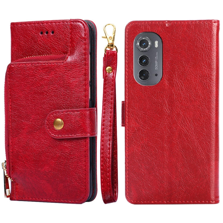 Zipper Bag Flip Leather Phone Case, For Motorola Edge 30 Neo, For Motorola Edge 2022, For Motorola Edge S30 Pro 5G, For Huawei Mate 50, For Huawei Mate 50 Pro, For Motorola Edge X30 Pro 5G / Edge 30 Ultra