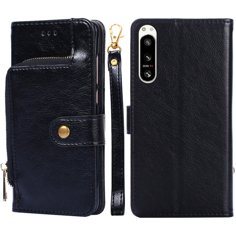 Zipper Bag Flip Leather Phone Case, For Sony Xperia 5 IV, For Samsung Galaxy A23e / A22e