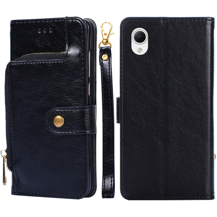 Zipper Bag Flip Leather Phone Case, For Sony Xperia 5 IV, For Samsung Galaxy A23e / A22e