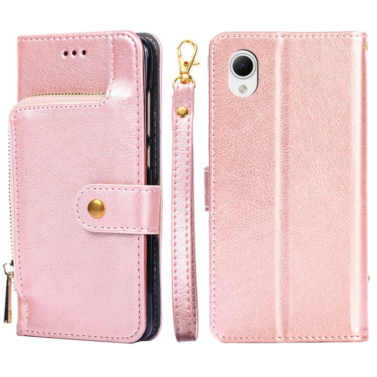 Zipper Bag Flip Leather Phone Case, For Sony Xperia 5 IV, For Samsung Galaxy A23e / A22e