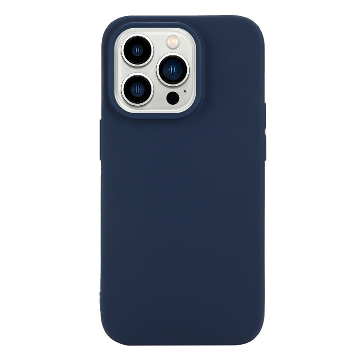 Solid Color Frosted Silicone Phone Case, For iPhone 14 Pro, For iPhone 14 Pro Max