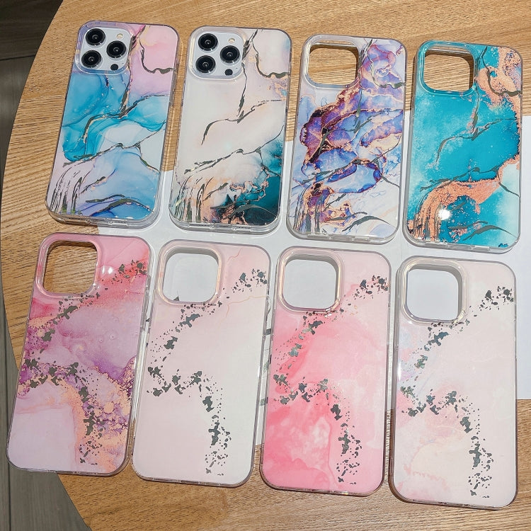Coloured Glaze Marble Phone Case, For iPhone 12 Pro Max, For iPhone 11, For iPhone 11 Pro
