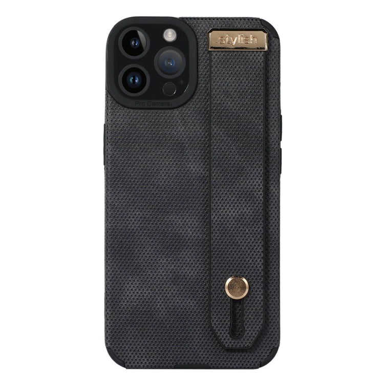 Wrist Strap TPU Leather Phone Case, For iPhone 13, For iPhone 13 Pro, For iPhone 13 Pro Max, For iPhone 12