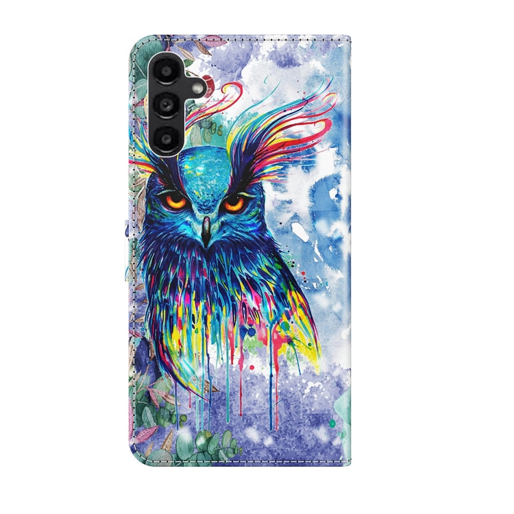 3D Painting Pattern TPU + PU Phone Case