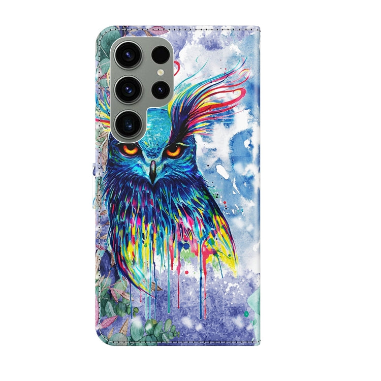 3D Painting Pattern TPU + PU Phone Case