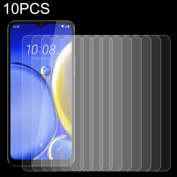 10pcs 0.26mm 9H 2.5D Tempered Glass Film, For T-Mobile T Phone 5G (10 PCS), For T-Mobile T Phone Pro 5G (10 PCS), For HTC Wildfire E plus (10 PCS)