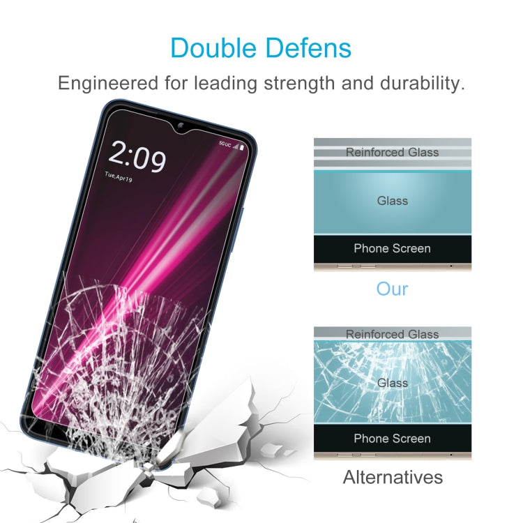 10pcs 0.26mm 9H 2.5D Tempered Glass Film, For T-Mobile T Phone 5G (10 PCS), For T-Mobile T Phone Pro 5G (10 PCS), For HTC Wildfire E plus (10 PCS)