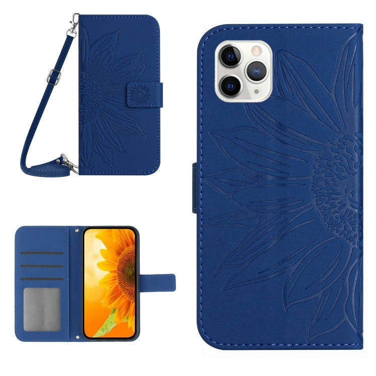 Skin Feel Sun Flower Pattern Flip Leather Phone Case, For iPhone 11 Pro Max, For iPhone 12 mini