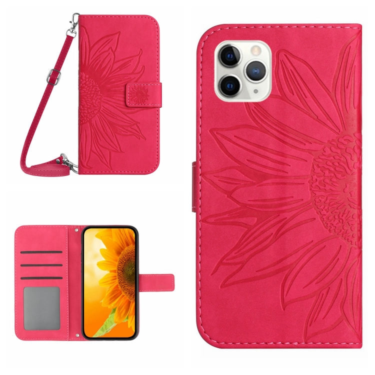 Skin Feel Sun Flower Pattern Flip Leather Phone Case, For iPhone 11 Pro Max, For iPhone 12 mini