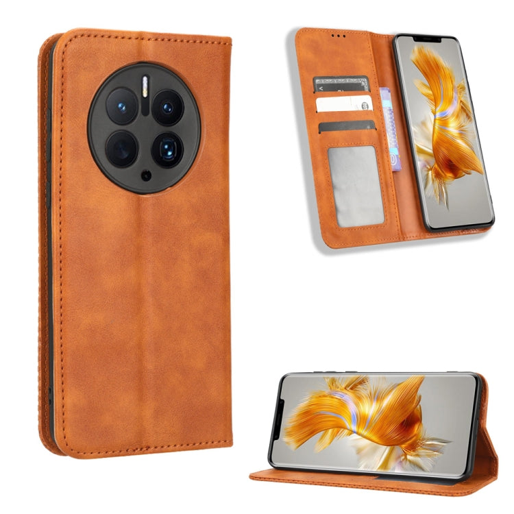 Magnetic Buckle Retro Texture Leather Phone Case