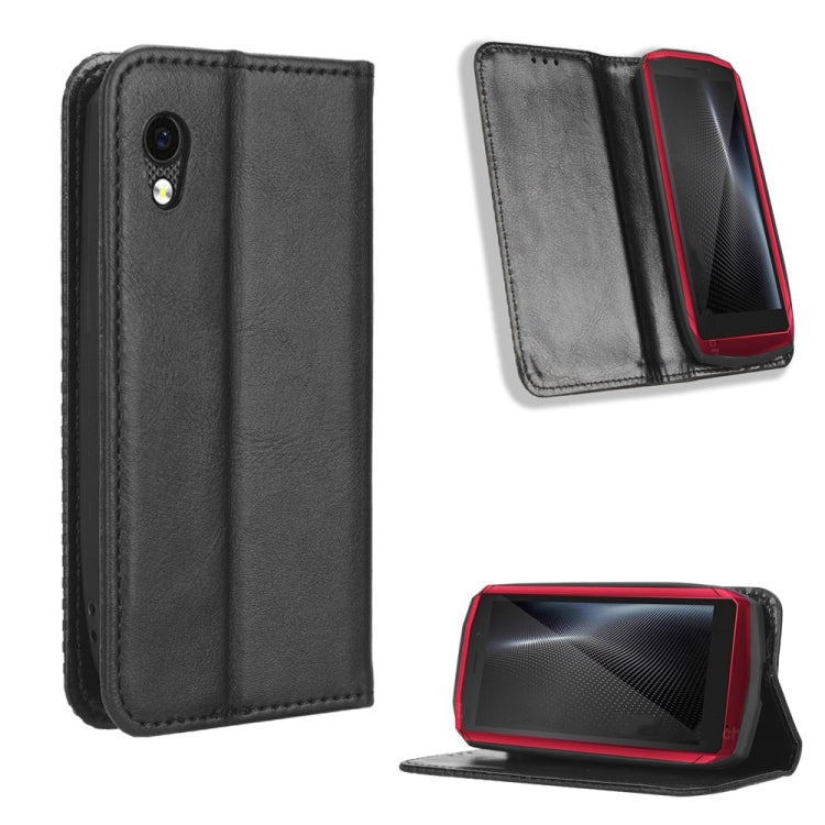 Magnetic Buckle Retro Texture Leather Phone Case