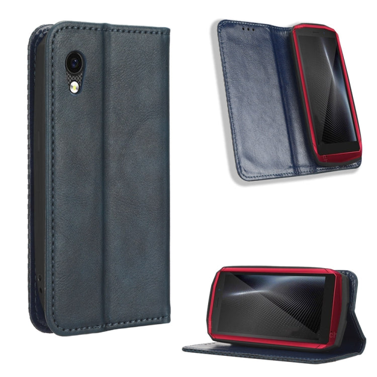 Magnetic Buckle Retro Texture Leather Phone Case