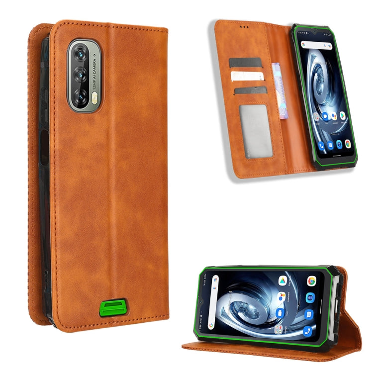 Magnetic Buckle Retro Texture Leather Phone Case