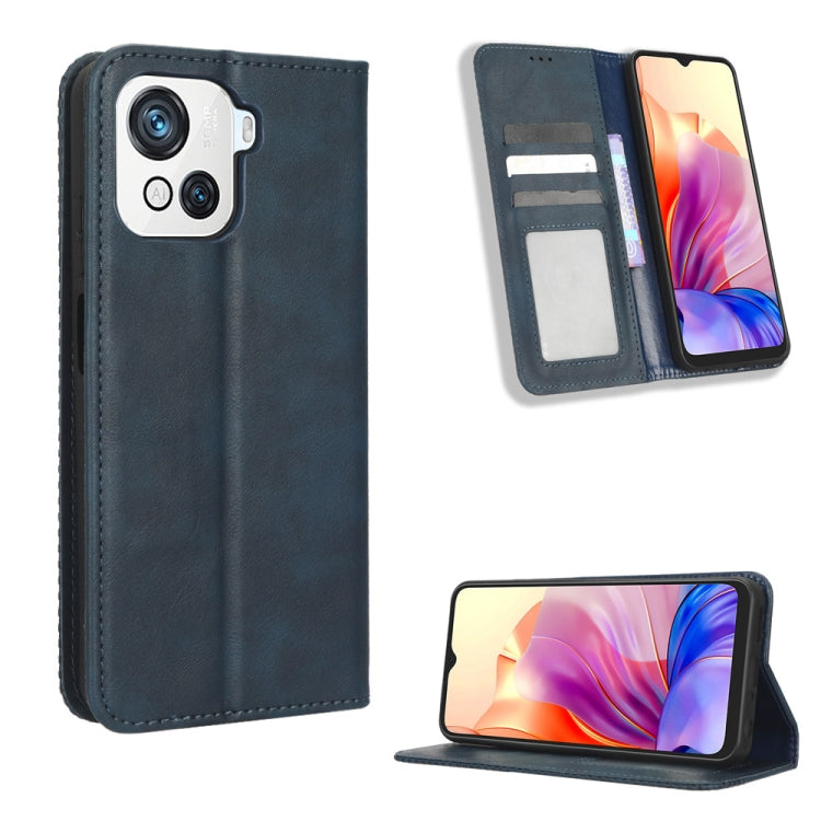 Magnetic Buckle Retro Texture Leather Phone Case