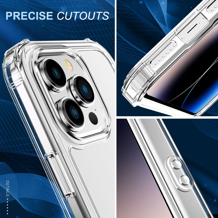 360 Full Body Clear Four Corner Airbags Phone Case, For iPhone 14 Pro, For iPhone 14 Pro Max