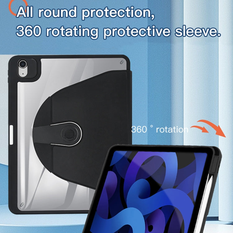 Acrylic 360 Degree Rotation Holder Tablet Leather Case, For iPad 9.7 2018/2017 / Air 2/1, For iPad 10th Gen 10.9 2022, For iPad mini 6 / mini 2024, For iPad mini 5 / 4