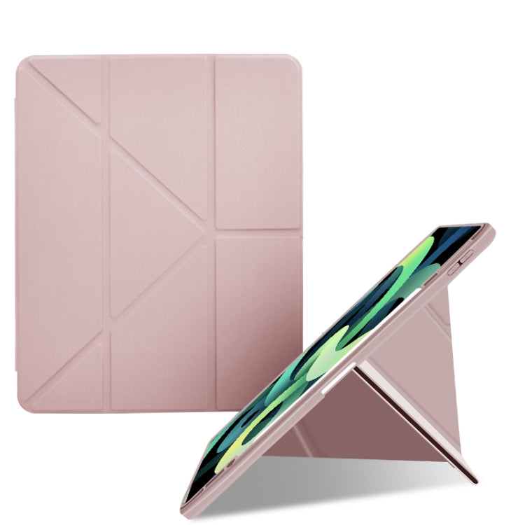 Acrylic 2 in 1 Y-fold Smart Leather Tablet Case