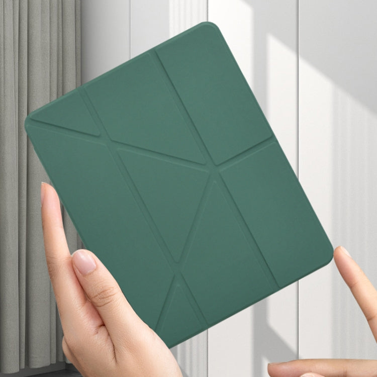 Acrylic 2 in 1 Y-fold Smart Leather Tablet Case